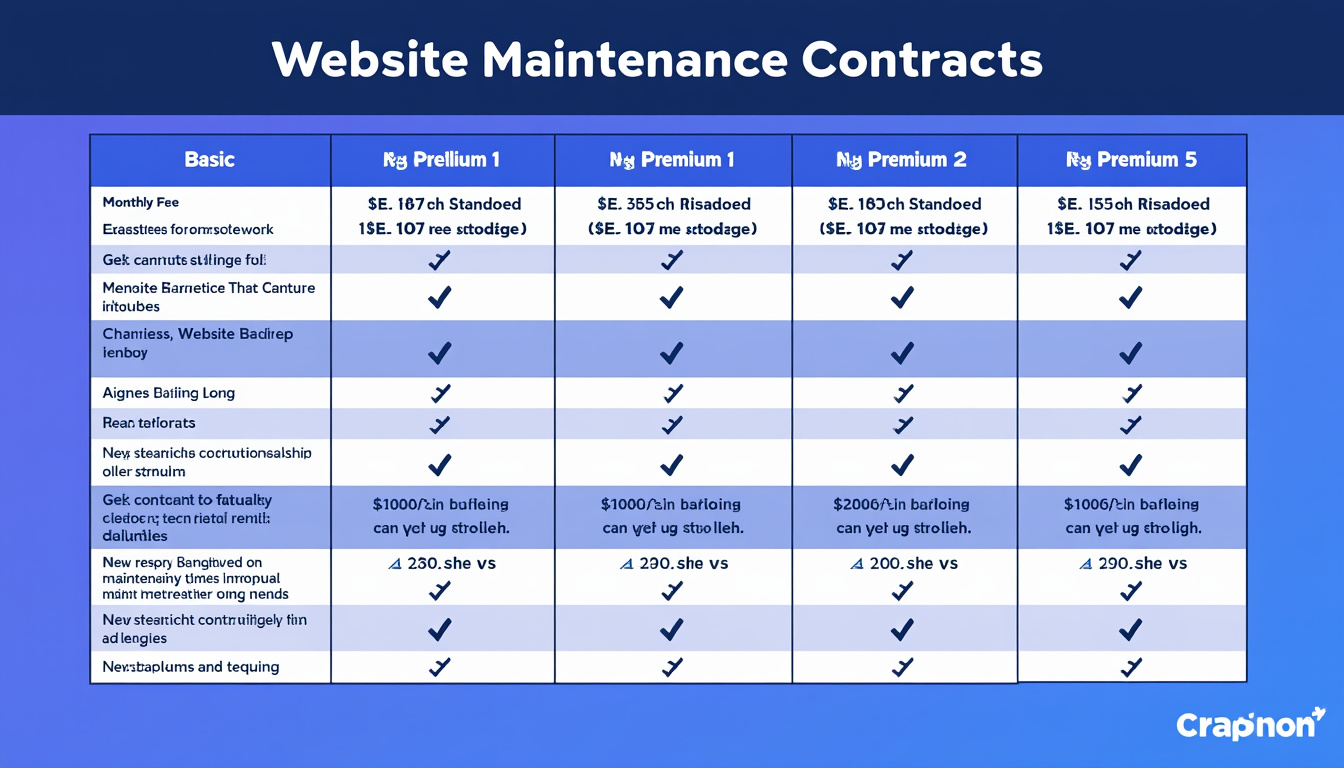 découvrez comment un contrat de maintenance pour site web peut optimiser la performance de votre site tout en respectant votre budget grâce à des prix abordables et des services personnalisés.