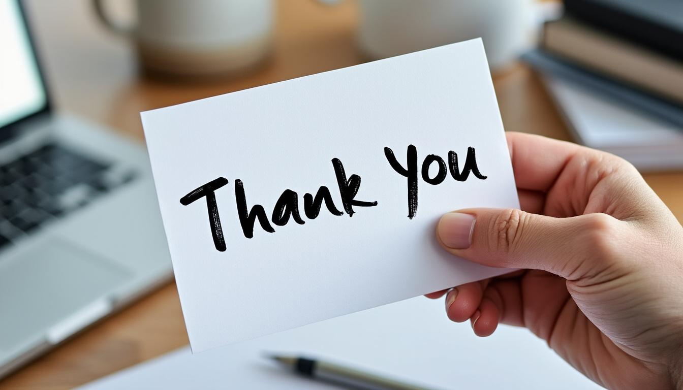découvrez comment exprimer votre gratitude en envoyant un message de remerciement professionnel à une personne qui vous a aidé dans votre carrière ou votre travail. conseils, exemples et bonnes pratiques inclus.