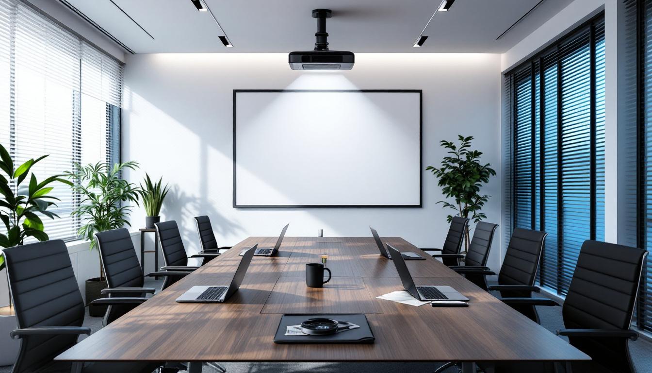 découvrez comment optimiser l'utilisation d'un vidéoprojecteur bureautique 3000 lumens dans votre espace de travail pour des présentations claires et efficaces, en maîtrisant l'éclairage, le positionnement et les réglages.