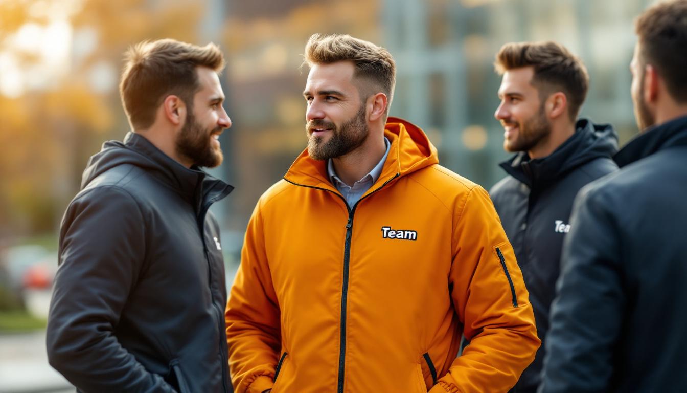 découvrez les avantages d'un blouson personnalisé pour homme avec logo, idéal pour renforcer l'identité de votre équipe et allier style et cohésion.