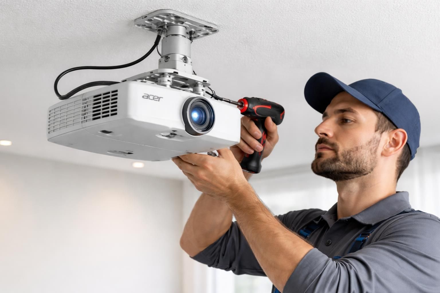 découvrez comment installer facilement un vidéoprojecteur acer au plafond avec nos conseils pratiques pour une fixation sécurisée et sans difficulté.