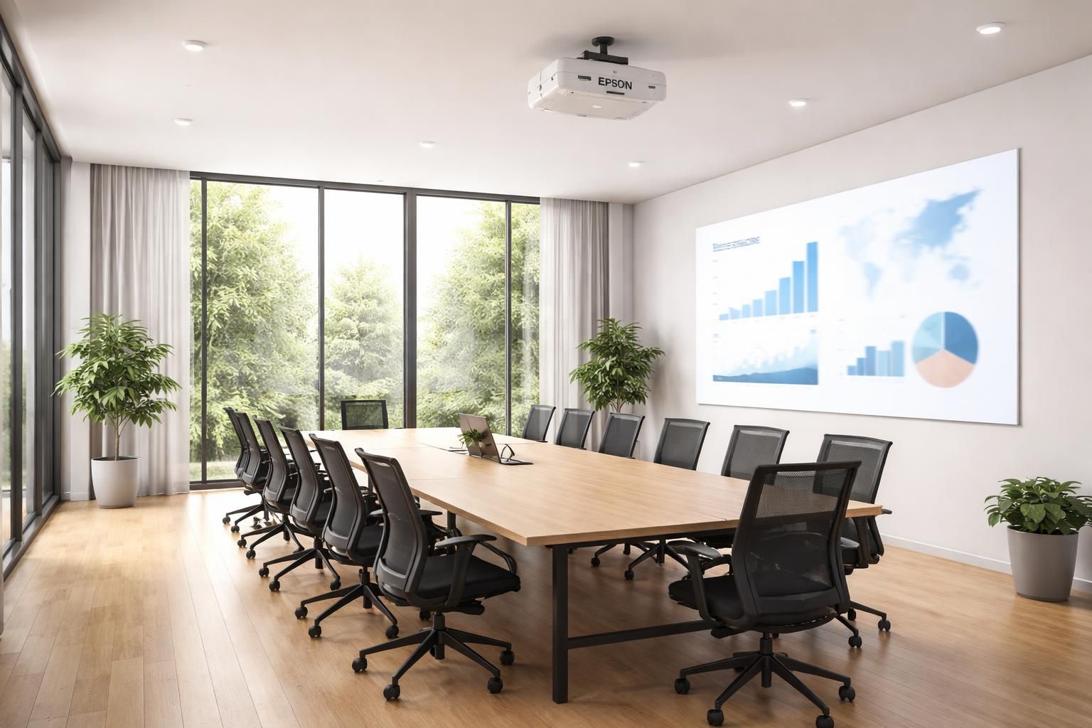découvrez comment optimiser la distance et la taille d'image avec un vidéoprojecteur epson 4k pour votre salle de réunion, afin d'assurer une projection claire et professionnelle.