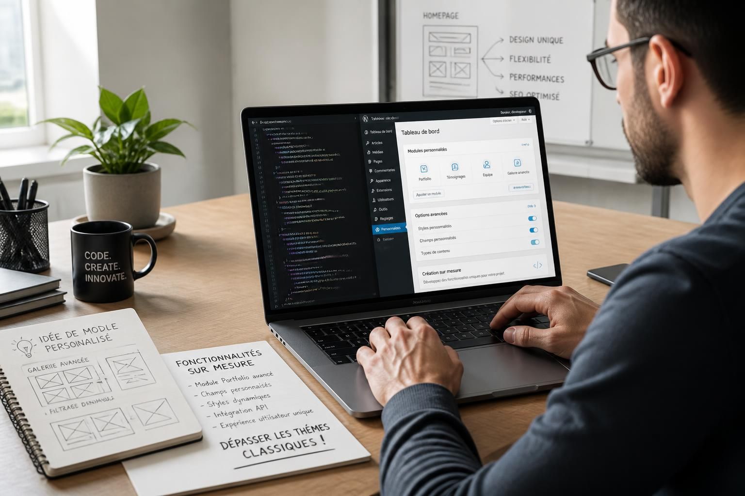 découvrez les avantages du développement wordpress sur mesure et pourquoi il est préférable de dépasser les thèmes classiques pour un site unique, performant et parfaitement adapté à vos besoins.